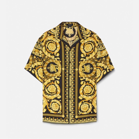 Versace Barocco Silk Skirt
